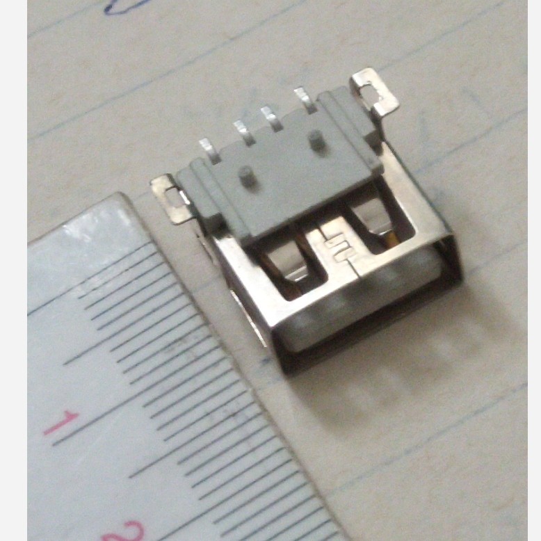 مادگی یو اس بی A  مادگی usb a مادگی usb a نصب سطحی smd بلند
