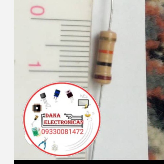 مقاومت کربنی 10 کیلو اهم 1 وات مقاومت 10k 1w